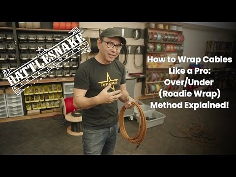 How to Wrap Cables Like a Pro: Over/Under (Roadie Wrap) Method Explained!