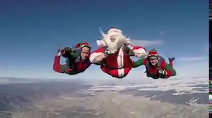 Some people really get into the spirit of the holidays! What's your craziest holiday tradition? USAF Parachute Team - Wings of Blue #Santa #Extreme | United States Air Force