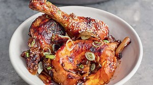 Chef Jamie Oliver miso roast chicken recipe