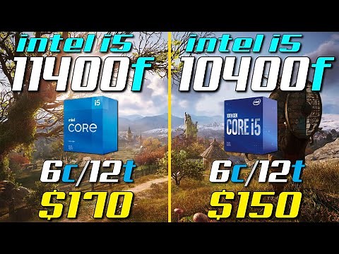 i5-11400F vs. i5-10400F | Test in 8 Games