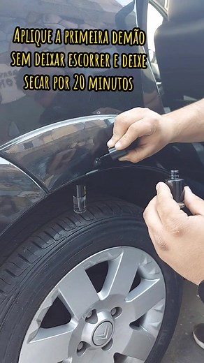 Tutorial de Aplicação do Tira Risco Automotivo Passo a Passo#CapCut #foryou #reparosautomotivos #tintas #minhalojinha #carcare #