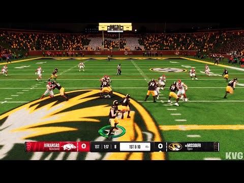 College Football 25 - Arkansas Razorbacks vs Missouri Tigers - Gameplay (PS5 UHD) [4K60FPS]