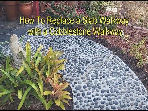 How Install a Cobblestone Walkway