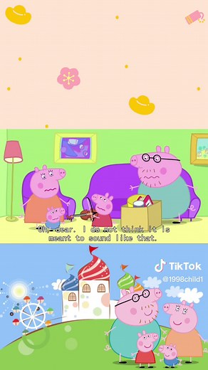 (Part 1)Musical Instruments #funnyvideos #animation #peppapig