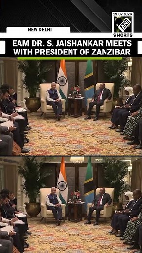 Minister of External Affairs Dr. S. Jaishankar meets President of Zanzibar Dr Hussein Ali Mwinyi