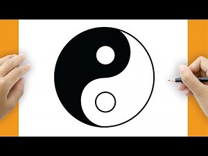 How to Draw Ying Yang Step by Step | Easy Tutorial for Beginners