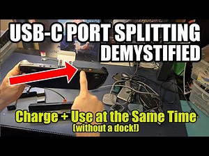 USB-C Port Splitting Demystified (feat. Steam Deck)