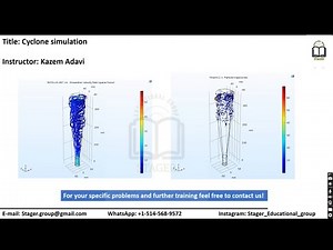 Cyclone simulation using COMSOL