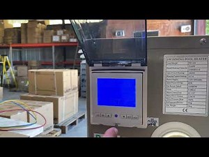 How to Set the Clock on a FibroPool FH120 Heat Pump