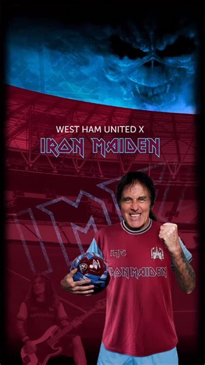 249K views · 14K reactions | West Ham and Iron Maiden are proud to...