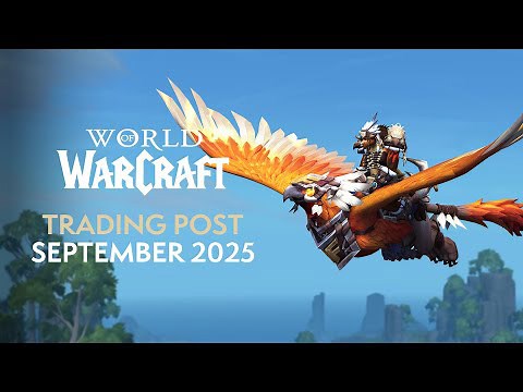 WoW Trading Post Rewards - September 2025: Dwarf-Themed Mounts, Transmogs Sets, Weapons & More!