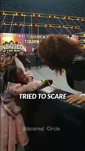 Nia Jax Tries To Scare Jade Cargill's Daughter 😱🔥#wwe #aew #nxt
