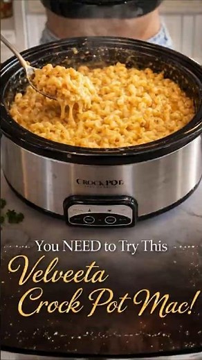 You NEED to Try This Velveeta Crock Pot Mac! 🧀🍲