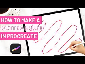 How to Make a Dotted Brush in Procreate