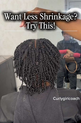 Dry Twists for Less Shrinkage: Stretch, Volume & Fluff