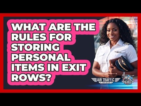 What Are The Rules For Storing Personal Items In Exit Rows?
