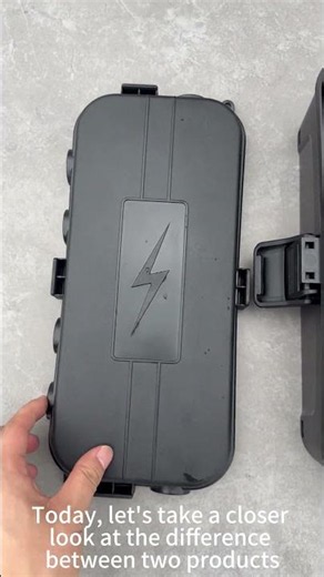 Black vs White Waterproof Junction Box#waterproof #electricalsafety