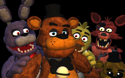 [dc2/p3d]fnaf二人合作动画 保持冷静