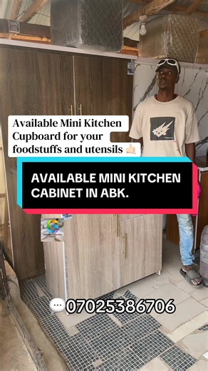 Affordable Mini Kitchen Cabinet for Your Start-Up