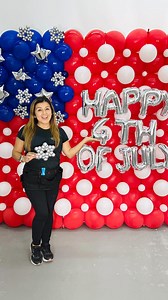 Happy 4th of July 🇺🇸 Balloon Star Tutorial 🌟 #4thofjuly #usa #balloons #4thofjuly🇺🇸🇺🇸 | Blanca's Decor