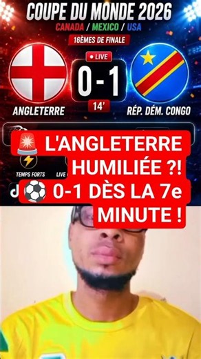 🚨 ENGLAND 0-1 DR CONGO | The GOAL that shocks the whole world! 2026 World Cup