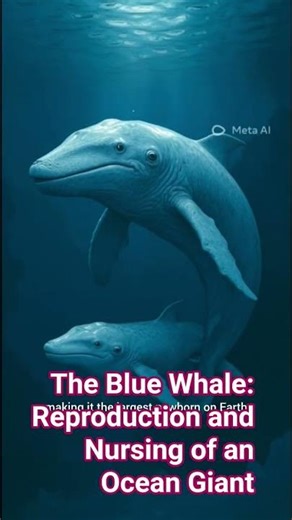 The Blue Whale: Reproduction and Nursing of an Ocean Giant