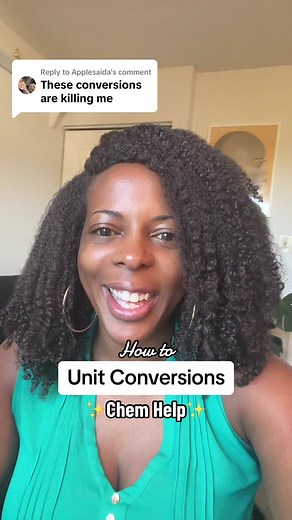 Replying to @Applesaida Dr. J to the rescue! How to do unit conversions! #genchemwithdrj #chemstudents #chemistry #chemistryhelp #chem #generalchemistry #chemistryprofessor #chemistrytest #chemistrymajor #womeninSTEM #chemistryproblems #sciencehelp