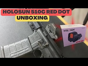 Holosun 510C Red Dot Unboxing + Install on AR-15 Pistol (Zion-15)