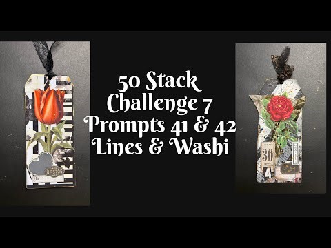 #50stackchallenge7 Prompts 41 & 42 Lines & Washi