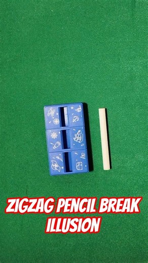 zigzag pencil box illusion #magic