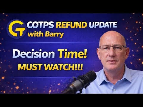 COTPS REFUND update with Barry