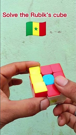 How to solve cube puzzle game For beginners 🇸🇳 || ‪@NRSpeedcubes490‬ #rubikscube #youtubeshorts