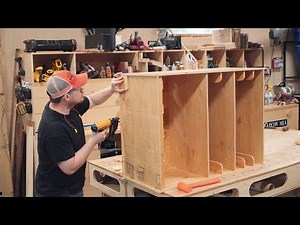 Plywood Computer or Laptop Cart - 352