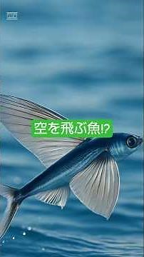 海から空へ―トビウオ、400mの大滑空！#トビウオ #海の生き物 #驚きの生態 #ショート動画