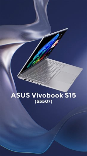 5.9K views · 28 reactions | Meet the ASUS Vivobook S15 (S5507) – ultra-thin, ultra-light, and designed for life on the go! Perfectly portable, effortlessly powerful. Explore more at: https://bd.asus.click/irc0zq | ASUS | Facebook