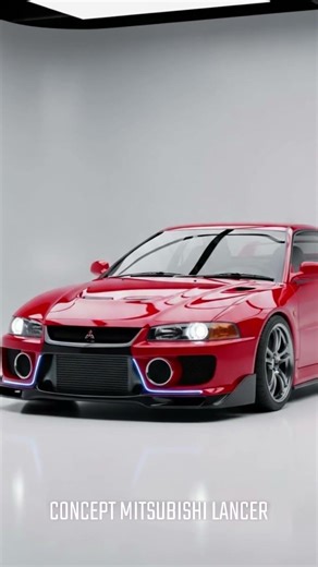 Next-generation Evolution concept inheriting the look of the 1990s Evo