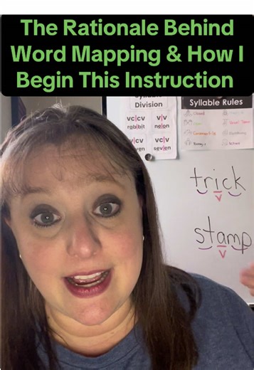 I explain why I push syllables and word mapping so hard. I also talk about how I choose words to map, the order I do it, how I begin this learning, and my outcomes. #scienceofreading #syllables #phonics