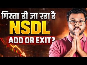 NSDL stock analysis | Time to exit or hold | BSE | CDSL | Nifty crash | Vibhor Varshney