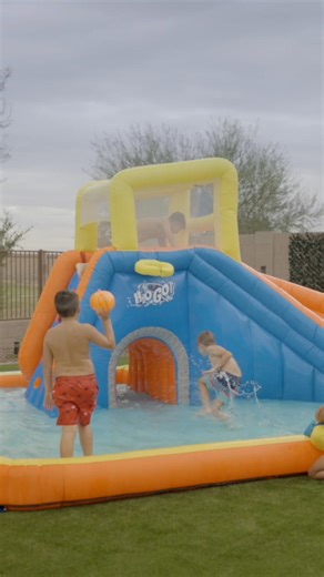 Make it a splashtacular season with a H2OGO!™ Super Speedway Mega Water Park! 💦😎 Available from Trade Tested | Bestway