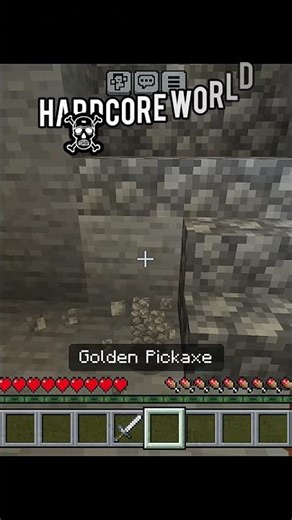 Minecraft how I lost my hardcore world 😱😯 #minecraft #minecraftshorts #bones #shorts