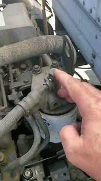 2003 ISUZU NPR NO START. How to prime injector pump after out of fuel or sitting too long. easy!!