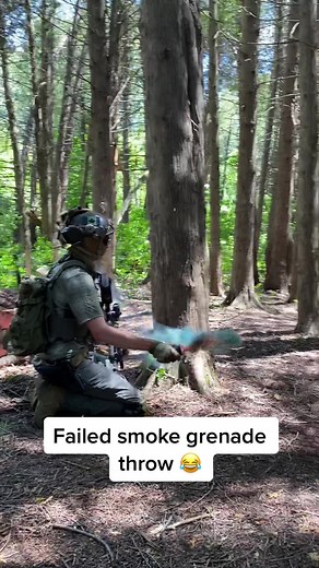 Failed Smoke Grenade Throw Compilation