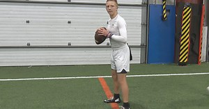 Eighth grade football player from Hingham putting in the hard work as colleges take notice