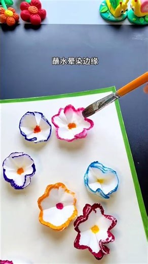 Spring Craft DIY: Blending Flowers with Tissue Paper