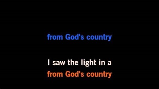 Karaoke God's Country - State of Mine - CDG, MP4, KFN - Karaoke Version