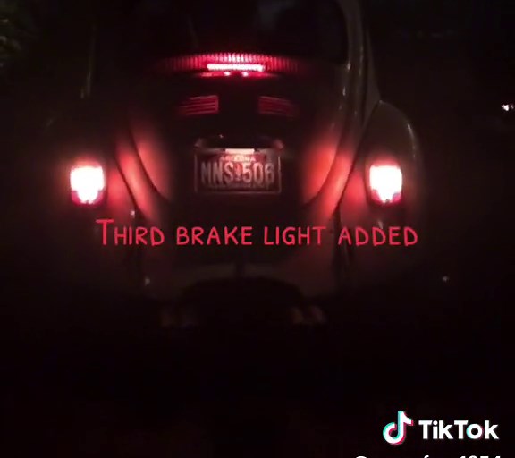 Adding a third brake light to the 1970 VW Bug