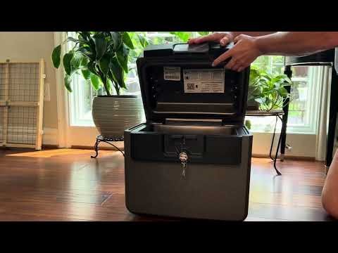 SentrySafe Review 2025: Fireproof/Waterproof Safe Unboxing & Test
