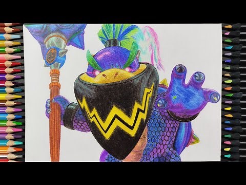 Dibujo a Bowser Jr. | The Super Mario Galaxy Movie | Drawing Bowser Jr.