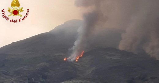 Italy's Stromboli volcano erupts again