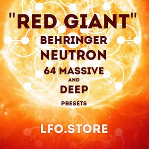 LFO Store launches "Red Giant" soundset for Behringer Neutron